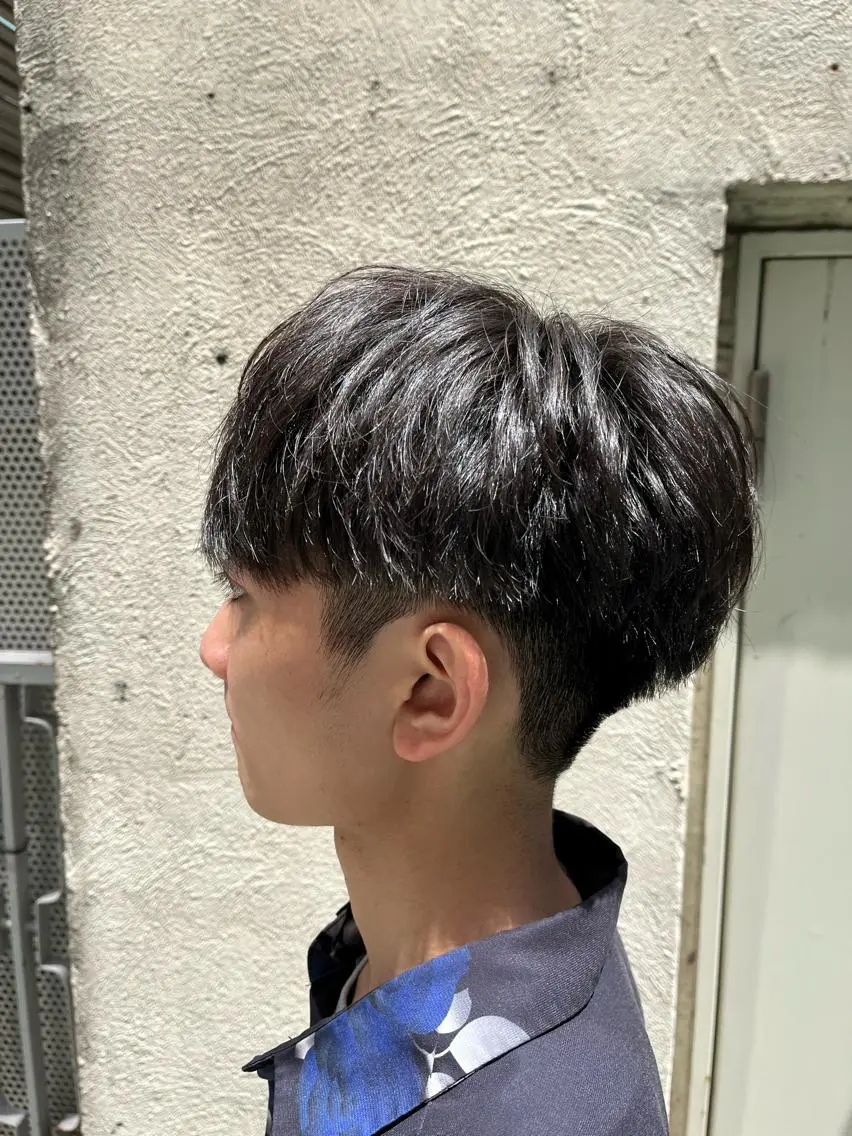 ショート パーマ メンズ 🏆メンズヘア特化 🥇代表りんぺーのヘアスタイル