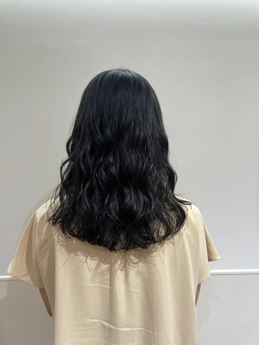 セミロング セミロングパーマ 縮毛矯正/レイヤー 🌙児玉光瑠のヘアスタイル