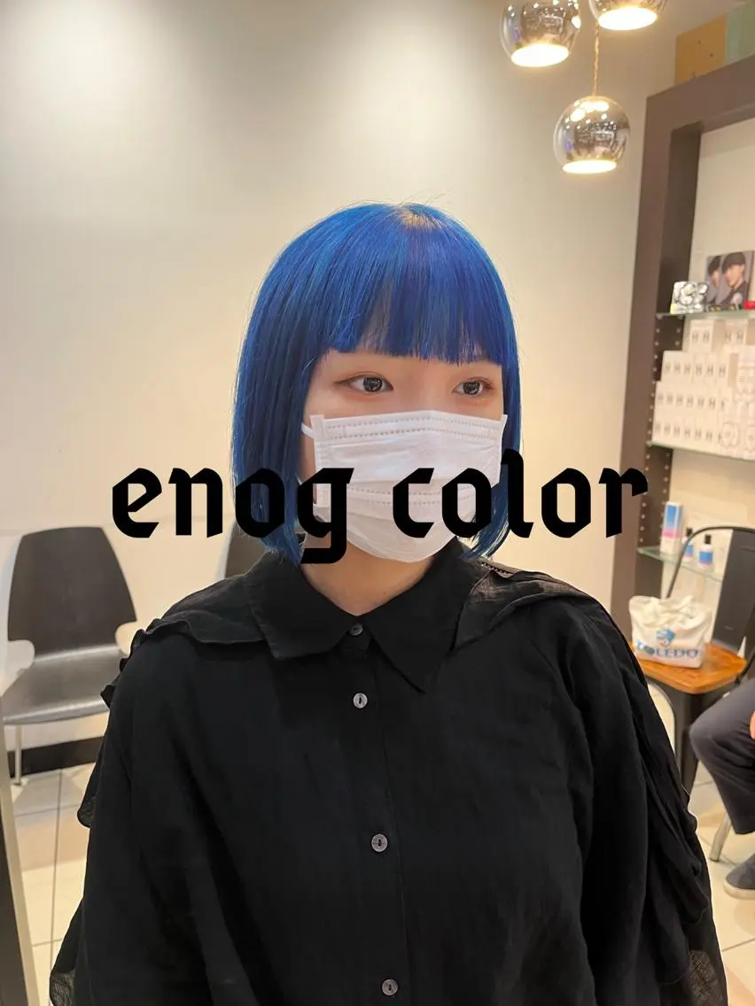 ショート カラー ブリーチ ブルーカラー ケアブリーチ ダブルカラー ハイライトカラー カット ヘアカラー トリートメント 🥇メンズパーマ /縮毛矯正/木村神心のヘアスタイル