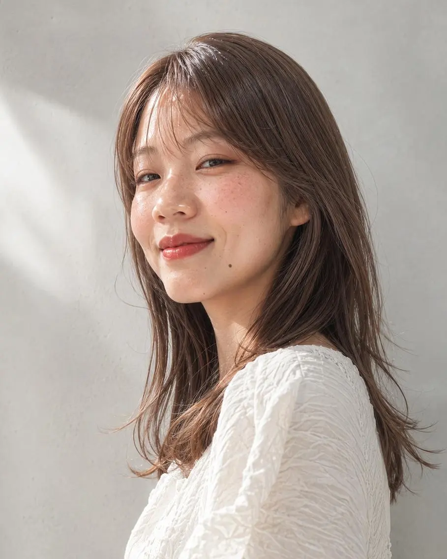 セミロング メンズパーマカット モデル☆今川茉綾のヘアスタイル