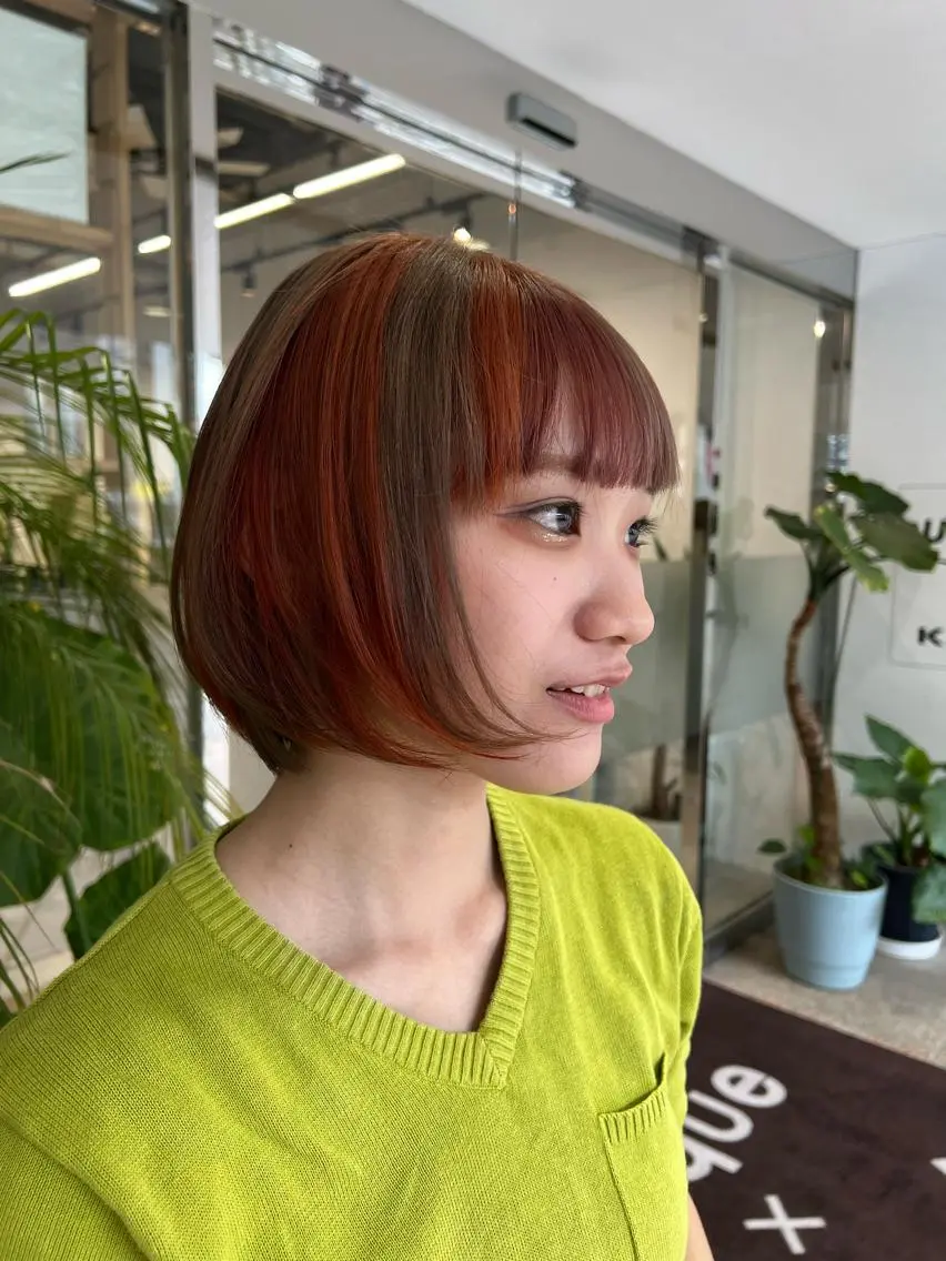 ショート カラー カット ヘアカラー トリートメント 🍀お悩み改善憧れの 美髪　小林風雅のヘアスタイル