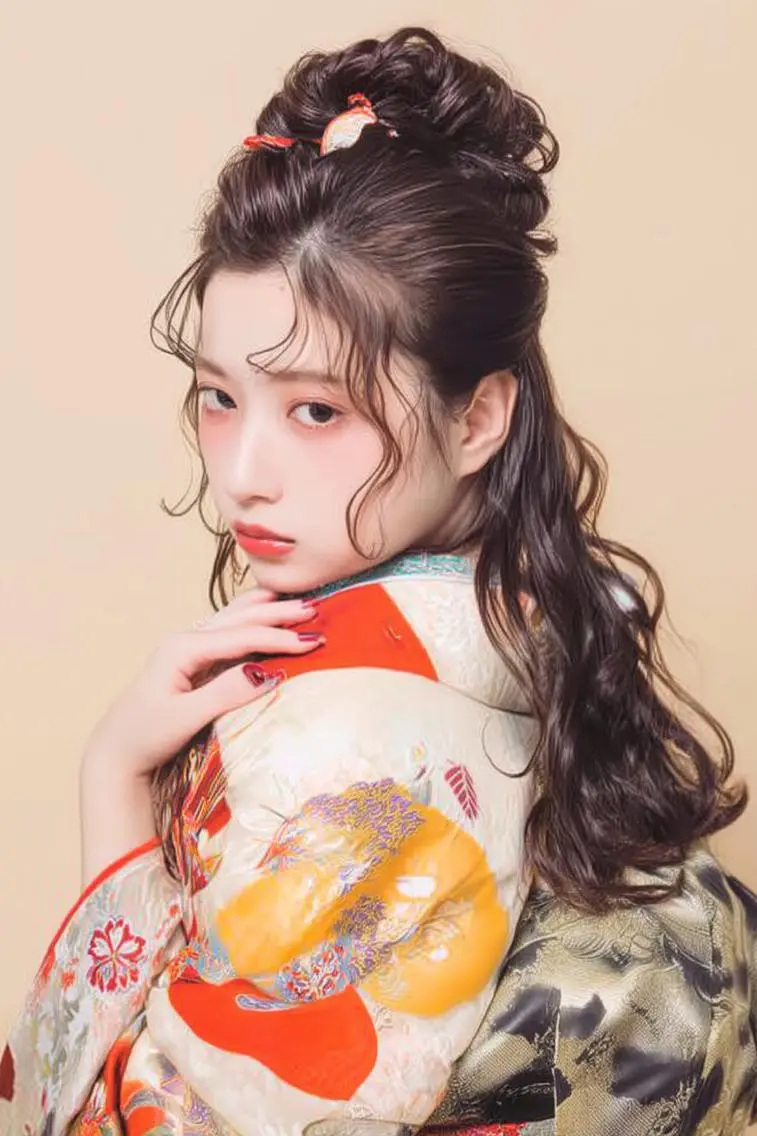 ヘアアレンジ ロング カット ヘアカラー トリートメント ✿YUNA✿ 《お手軽イメチェン》のヘアスタイル