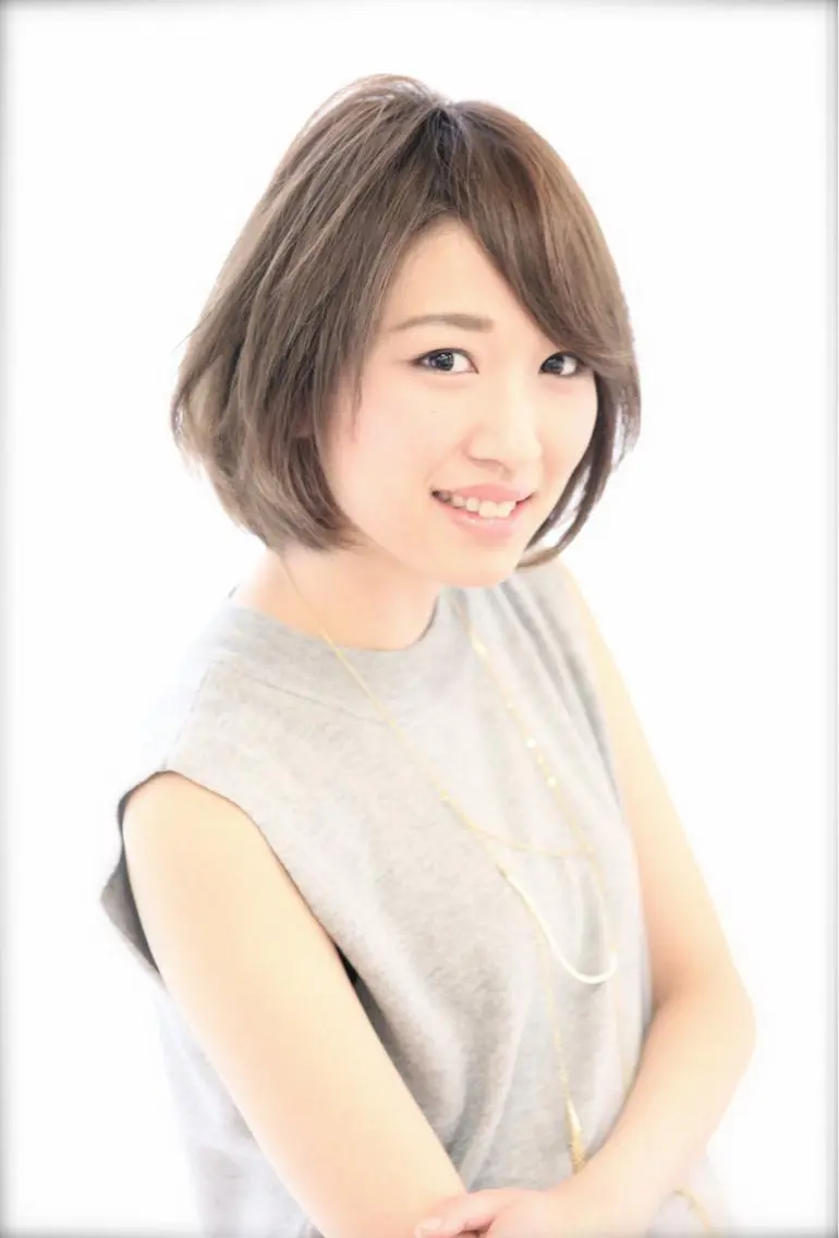 ショート カラー パーマ 横手 愛美のヘアスタイル