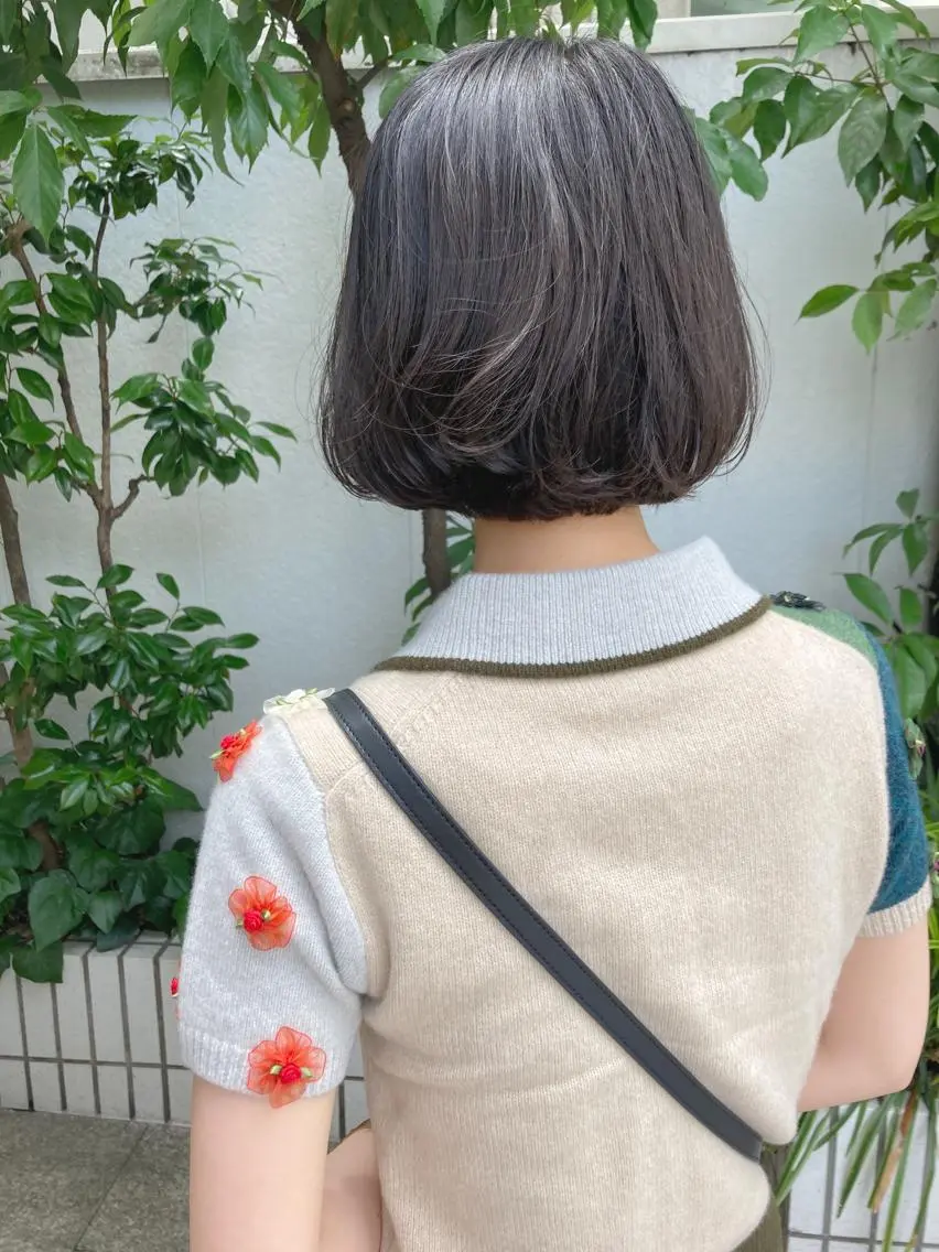 ショート ボブ お洒落ベージュ🤎 代官山shibukiのヘアスタイル