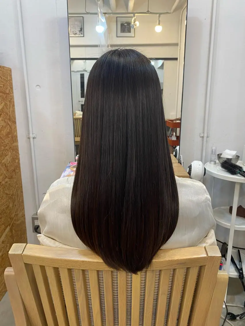 ロング カット ヘアカラー トリートメント 🍃透明感スタイル yu-ka🍃のヘアスタイル