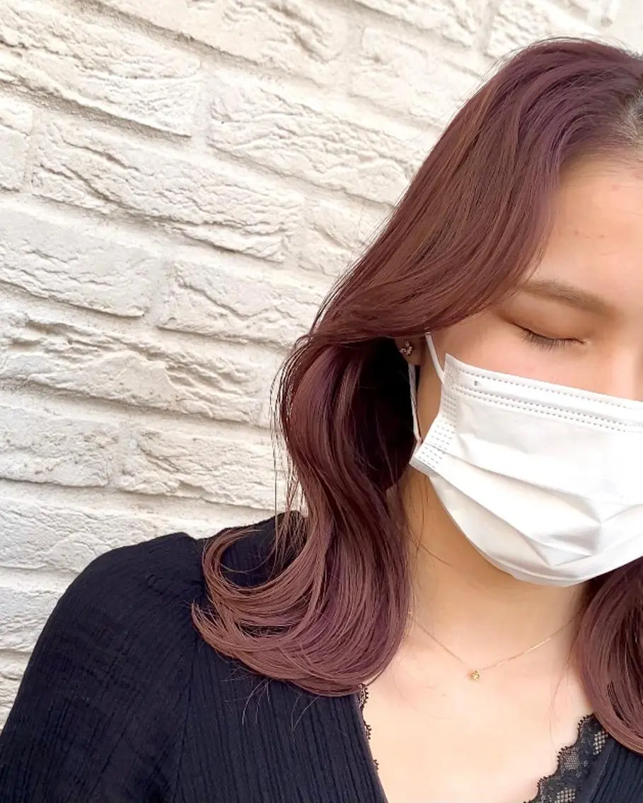 セミロング カラー 高槻No.1🇰🇷 韓国ヘア 橋口陽太のヘアスタイル