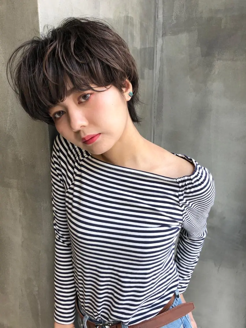 ショート 七尾 彰観のヘアスタイル