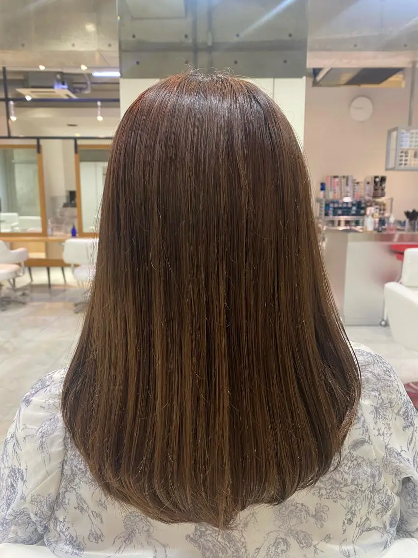 セミロング 🌈🧡ヤマダ ヒロナ🌈🧡のヘアスタイル