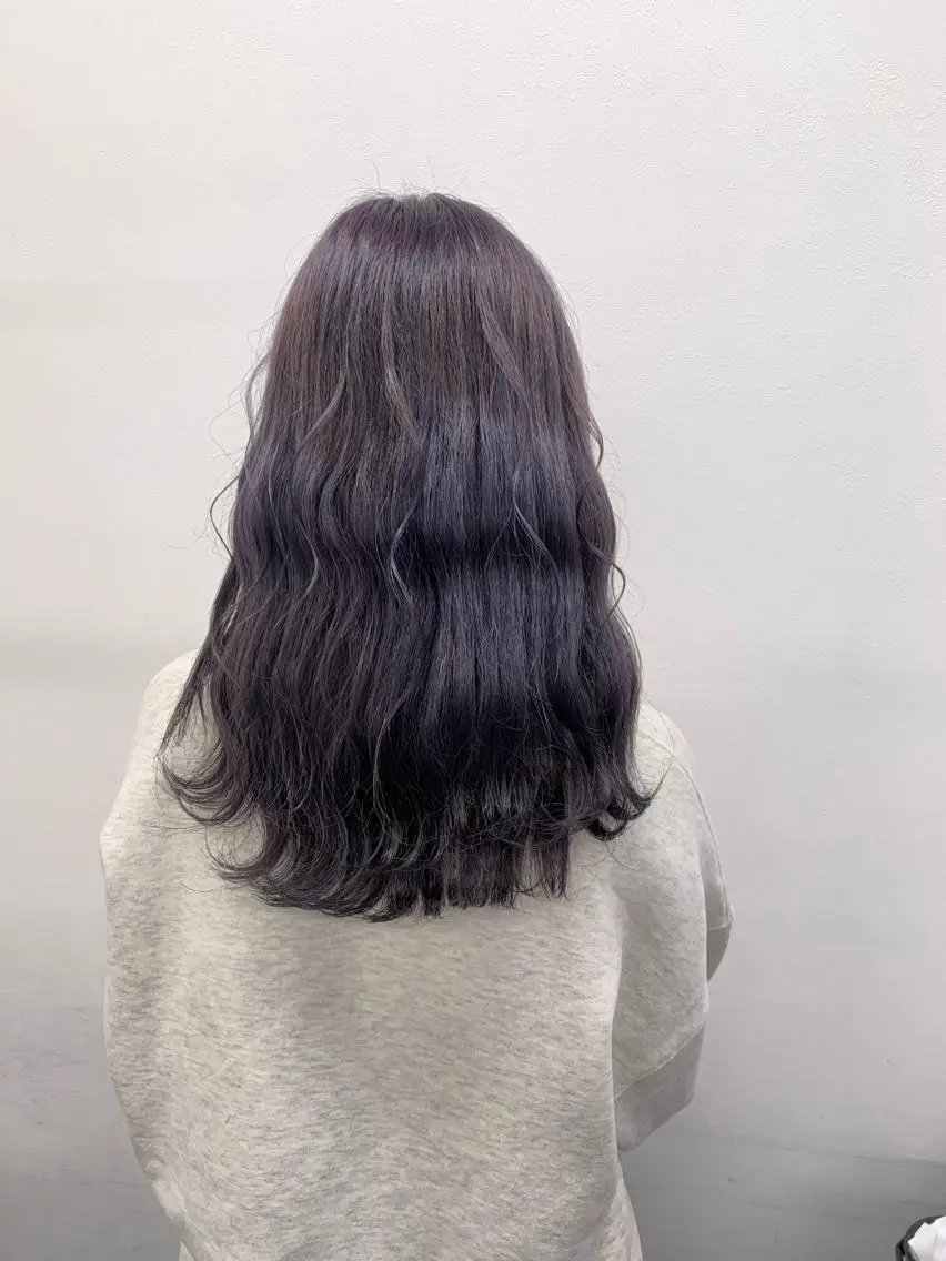 ミディアム カラー ヘアアレンジ 🩵 JURI🩵のヘアスタイル
