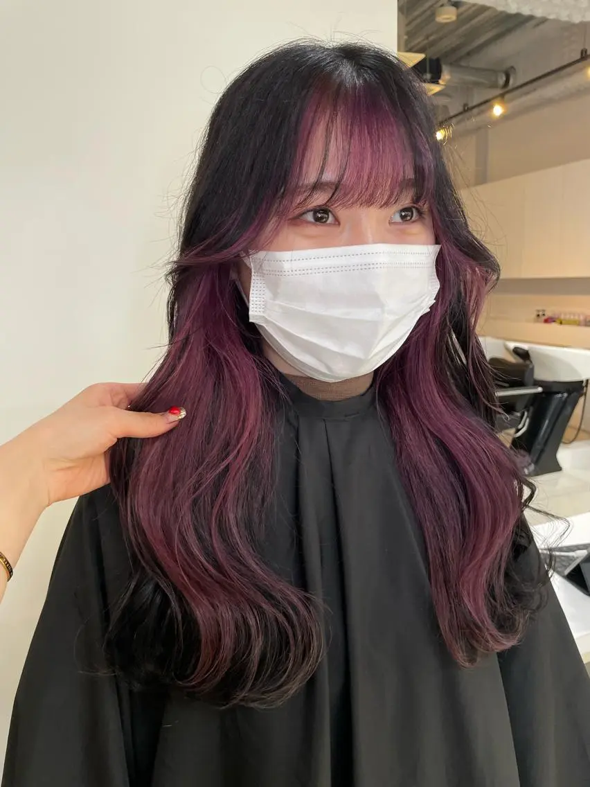 セミロング カラー パーマ ヘアアレンジ 💗無料カットモデル 募集中yu-ki💗のヘアスタイル