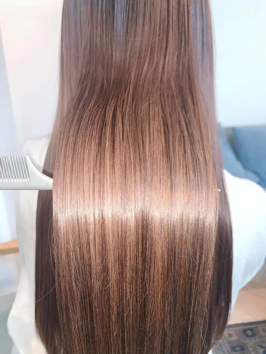 ロング 柳下 涼のヘアスタイル