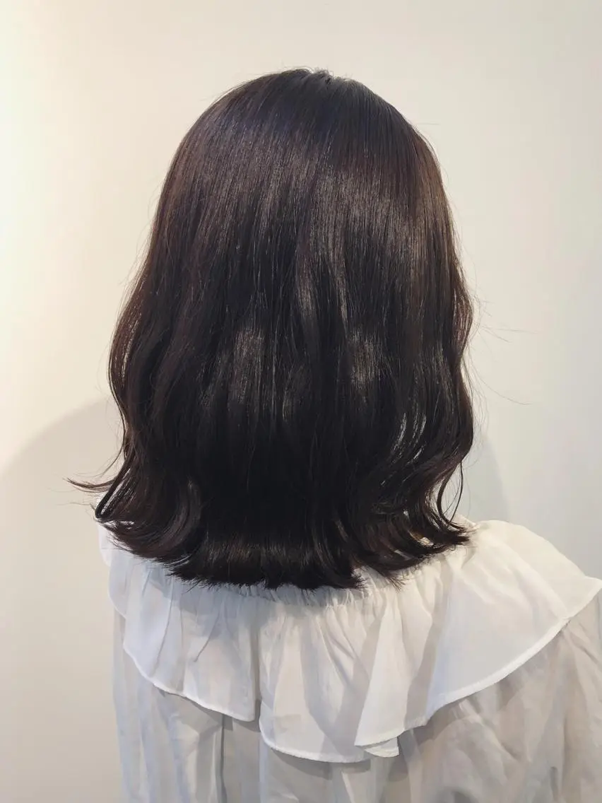 ミディアム カット ヘアカラー トリートメント 韓国ヘア🇰🇷 有田裕也のヘアスタイル