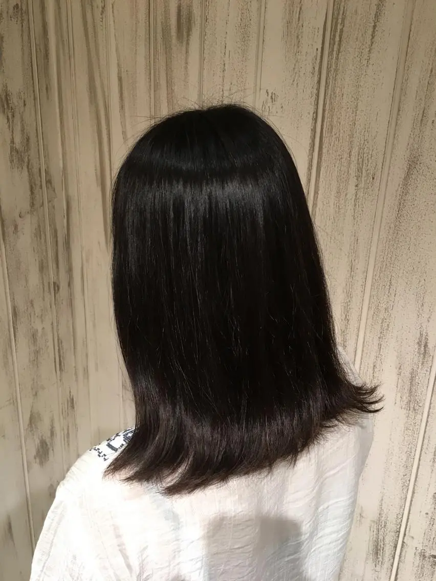 パーマ ストレートパーマ 永井大樹✨ 透明感カラー✨のヘアスタイル