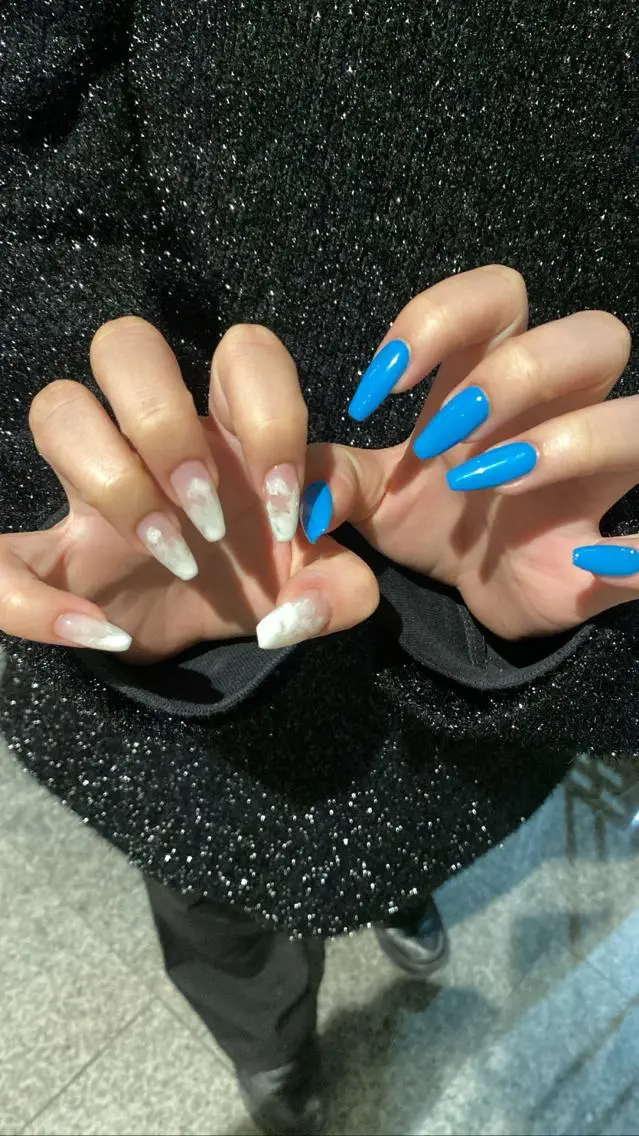 ロング カラー ネイル tetty nailsalonのネイルデザイン