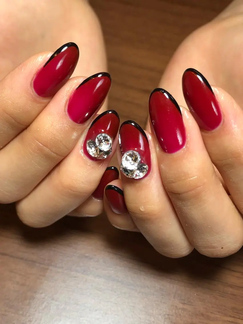ネイル シンプルネイル M nail はやまうららのネイルデザイン
