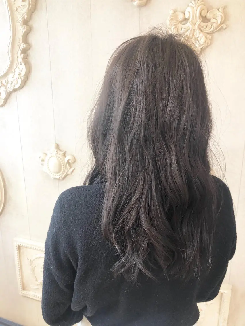 ロング カラー アディクシーカラー 透明感カラー レイヤーカット✂️ 横浜No1♡下鳥翔子のヘアスタイル