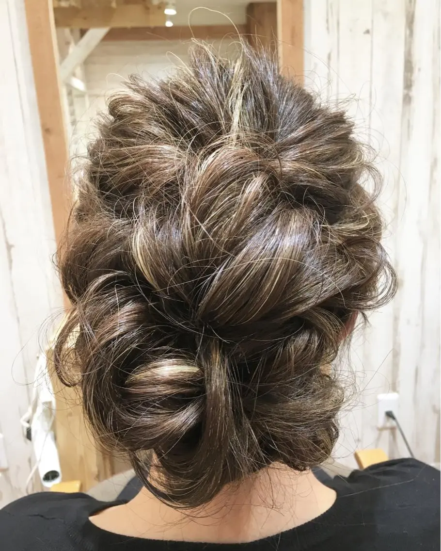 ヘアアレンジ 成人式 松田 和樹のヘアスタイル