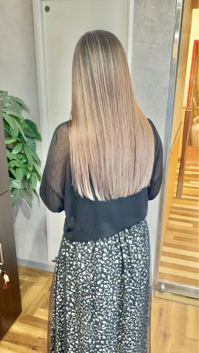ロング カラー 心斎橋なんば 大野竜輝のヘアスタイル