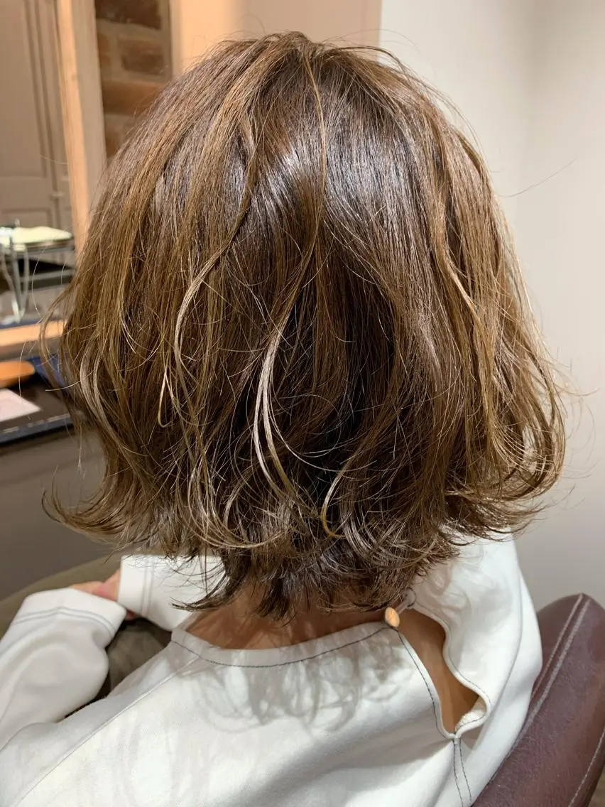 ショート カット ヘアカラー トリートメント tasty priv ate gardenのヘアスタイル