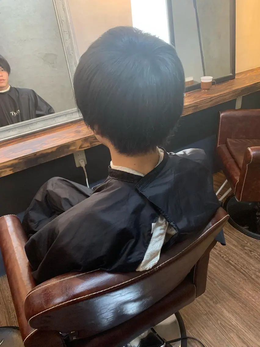 ミディアム カット ヘアカラー トリートメント ✨上村 潤平✨メンズヘア✨のヘアスタイル