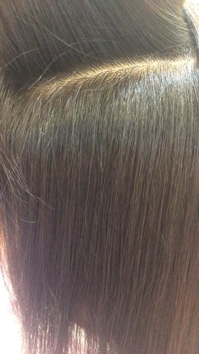 ミディアム 夜の縮毛矯正 服部 日出登のヘアスタイル
