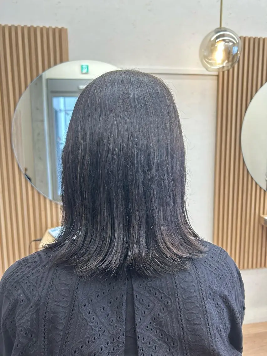 ミディアム パーマ ヘアアレンジ 顔周りカット レイヤーカット 💠 AYAKA💠のヘアスタイル