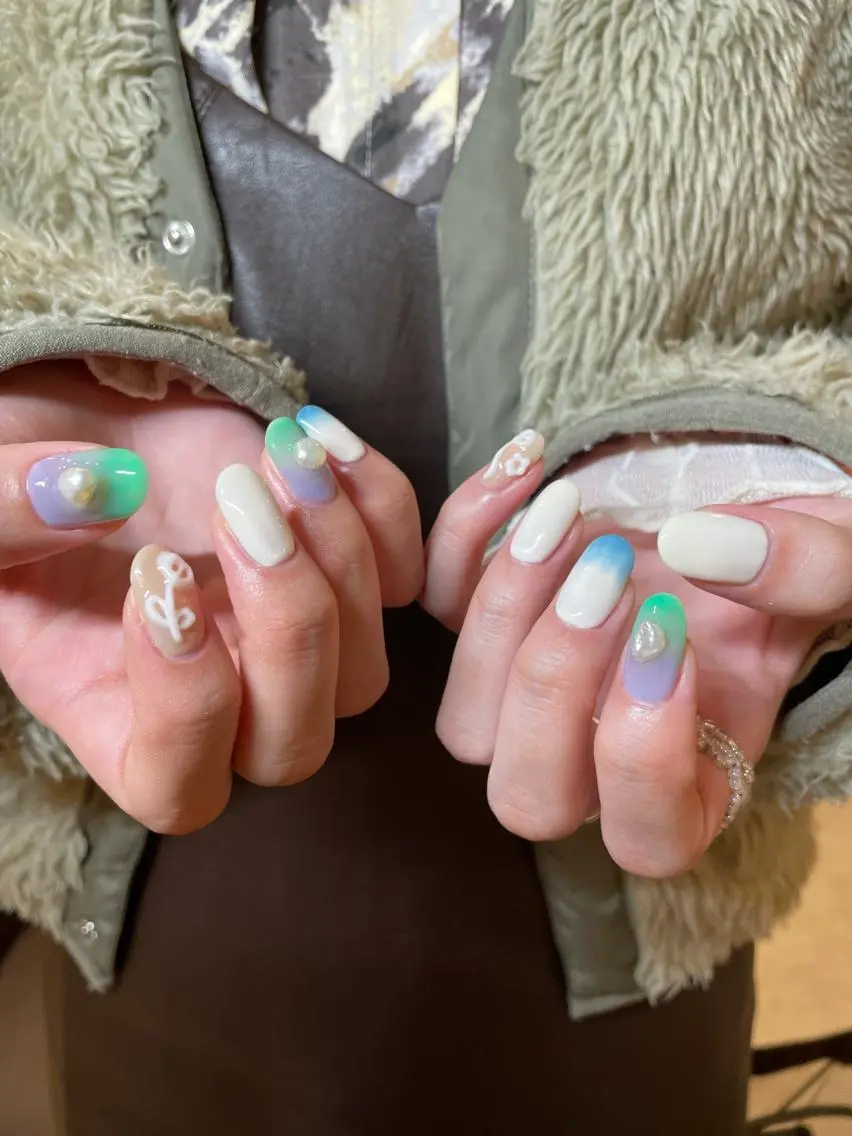 ネイル AOI✩⡱ 。のネイルデザイン