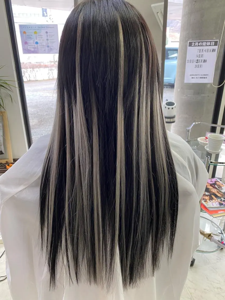 ロング カラー エクステ カット ヘアカラー エクステ imaizumi takuyaのヘアスタイル