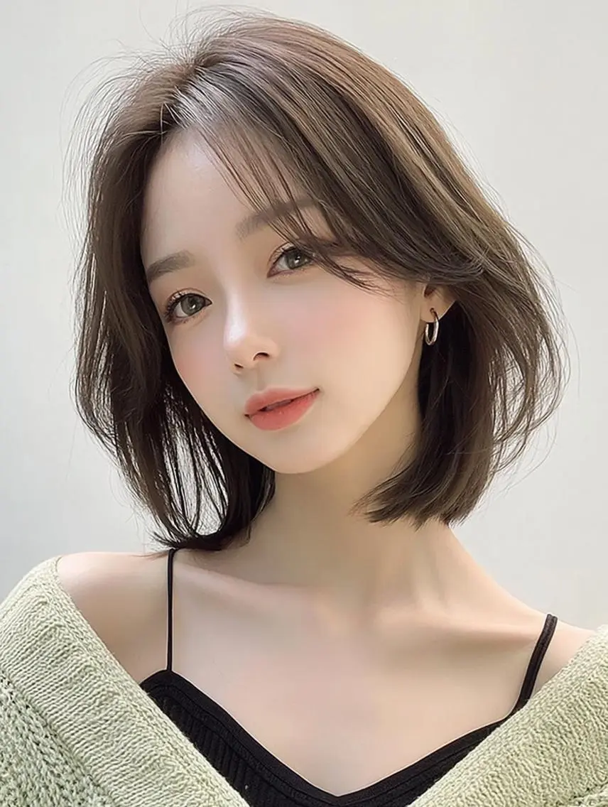 ショート カット ヘアカラー トリートメント 肥後 有紗のヘアスタイル