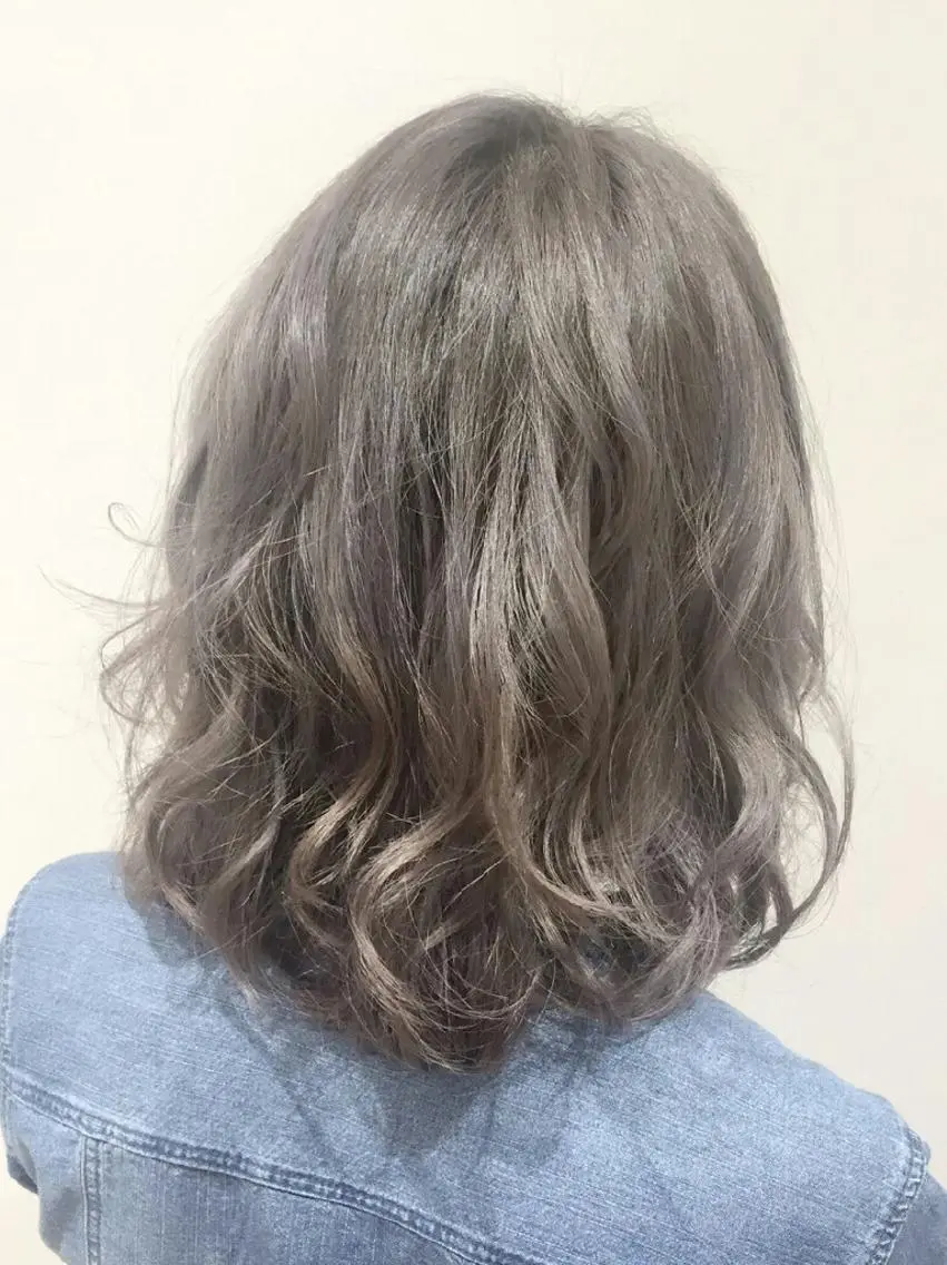 ショート ミディアム セミロング カラー ヘアアレンジ アッシュ 【髪質改善美容師】t occa茨木篠原健太のヘアスタイル