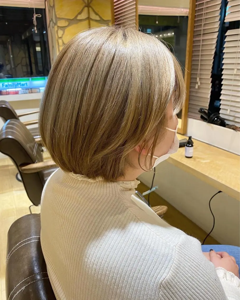 ショート カラー ヘアカラー kawabe maikoのヘアスタイル