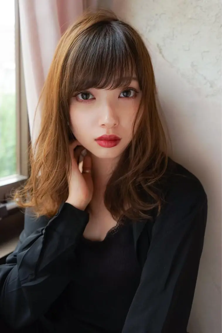 ミディアム カット ヘアカラー トリートメント 【代表】 高瀬慎也/縮毛矯正のヘアスタイル