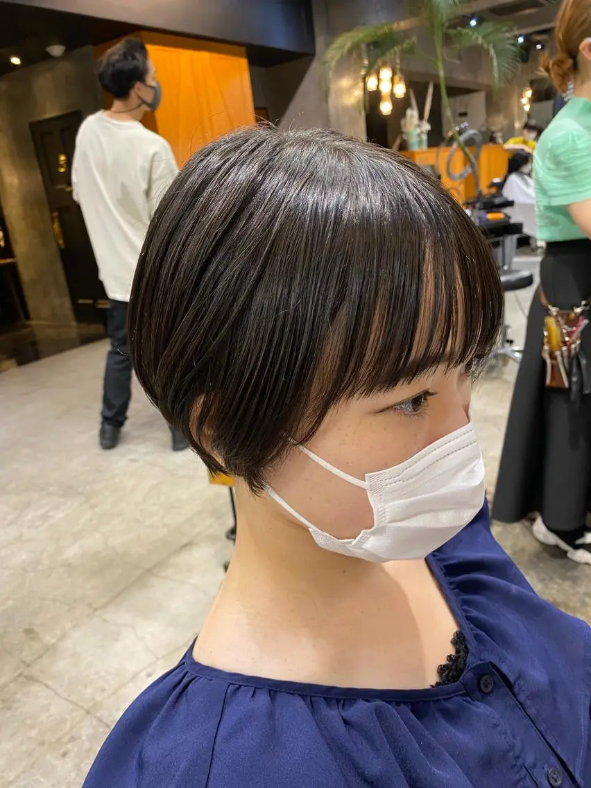 ショート 透明感カラー🌿 グレージュ🐺陽介のヘアスタイル