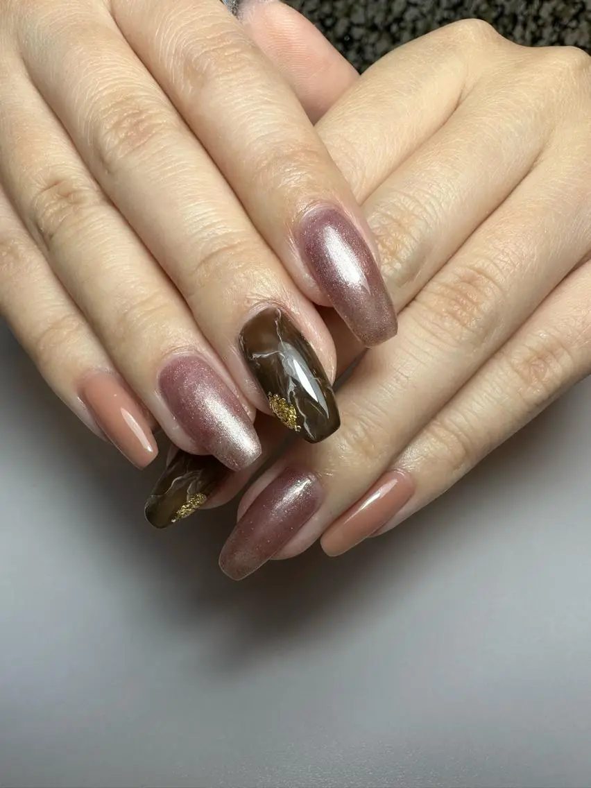 セミロング shandy nailのネイルデザイン
