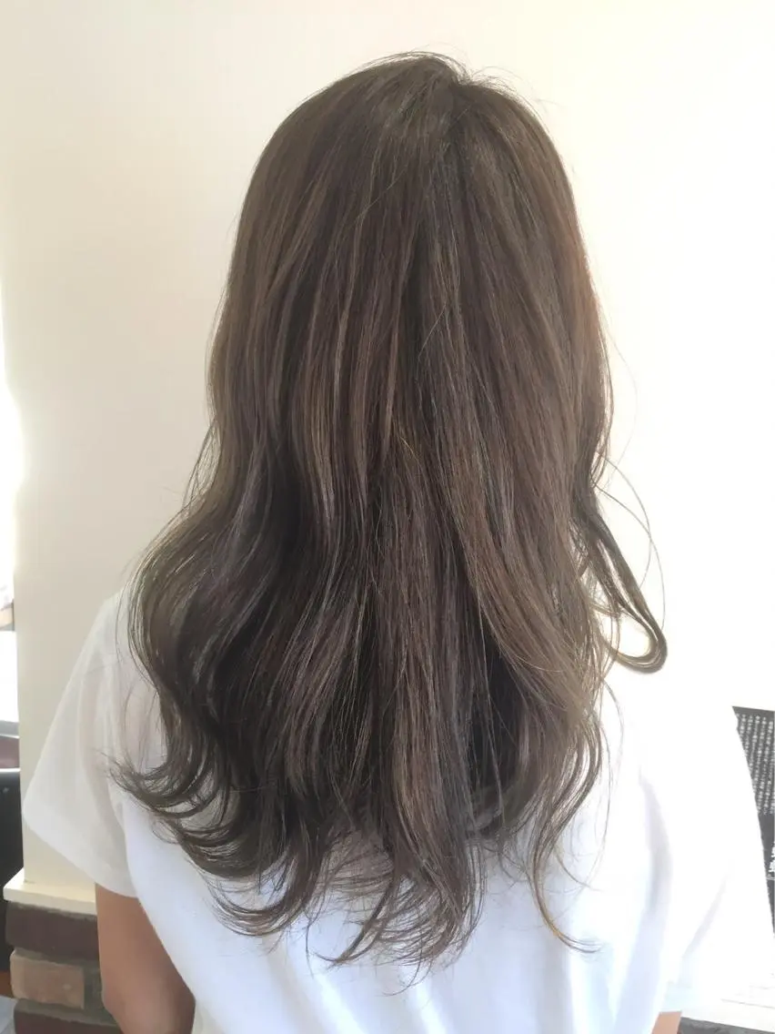ロング カラー パーマ ヘアアレンジ メンズ メンズハイライト ハイライトカラー ハイライト 福元友梨 ディレクター✂️のヘアスタイル