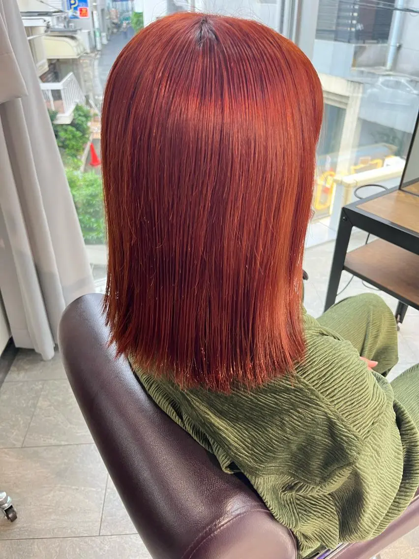 セミロング カラー 🎀透明感 カラー🎀ミズキのヘアスタイル