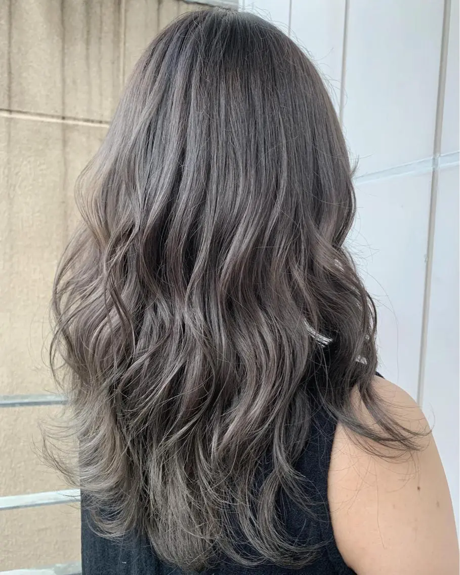 ロング カラー ヘアカラー トリートメント 髪質改善will hairdesignのヘアスタイル
