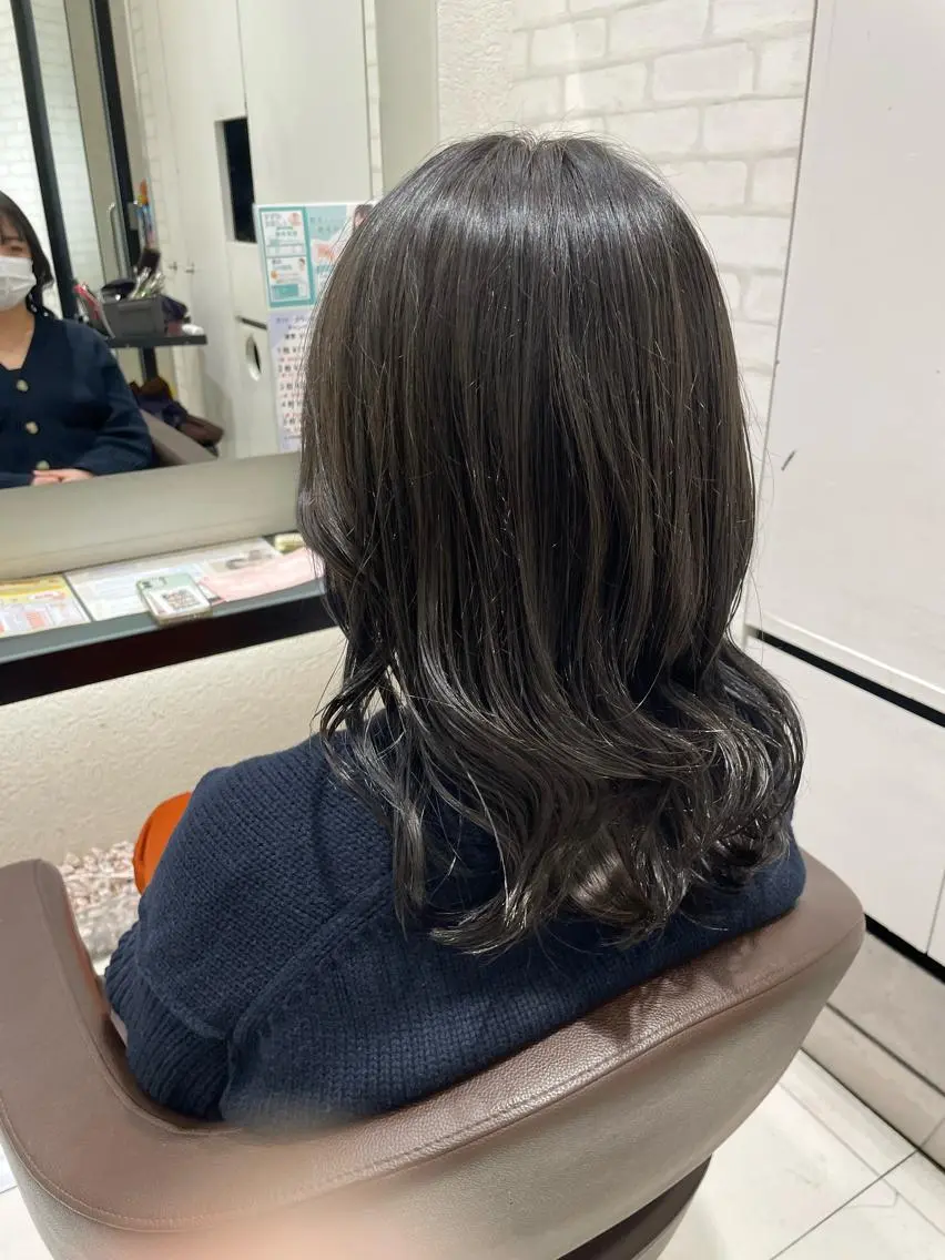 ロング カラー EARTH 山﨑龍馬のヘアスタイル