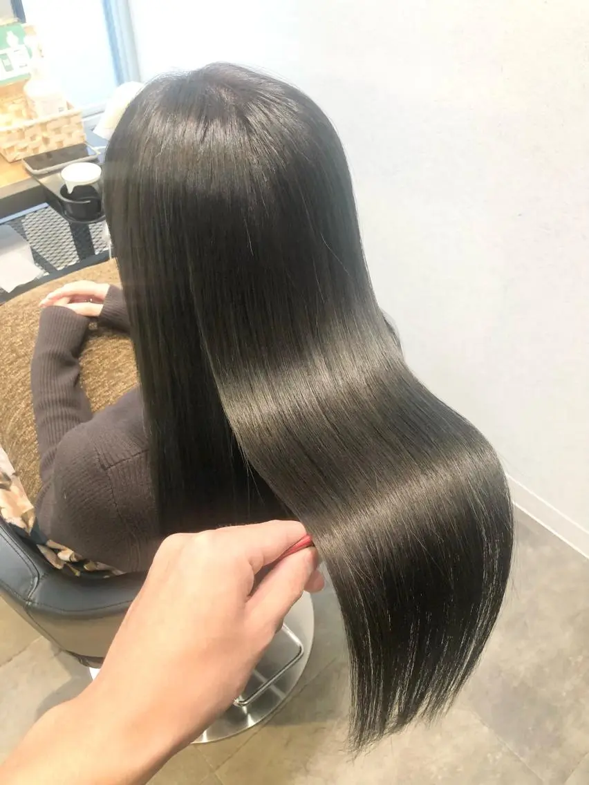 ロング ハイライト 髪質改善 レイヤーカット 志木駅1分☆髪質改善 ミニモ限定特別割引✨のヘアスタイル
