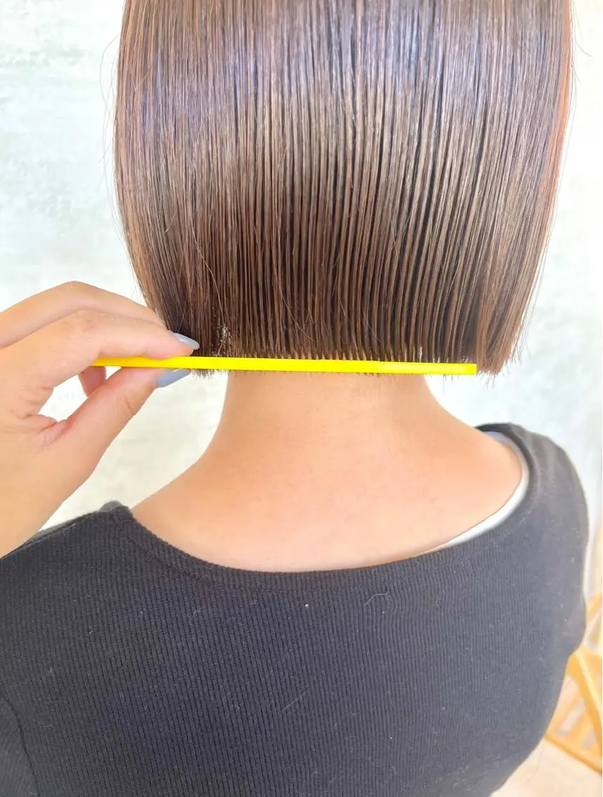 ショート ボブ 髪質改善カラー /レイヤーカットのヘアスタイル