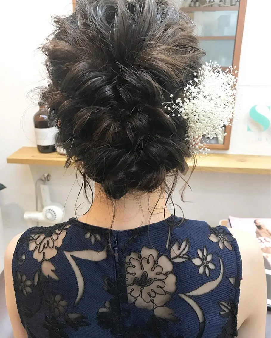 ヘアアレンジ クニモトハルナ ボブ/柔らかカラーのヘアスタイル