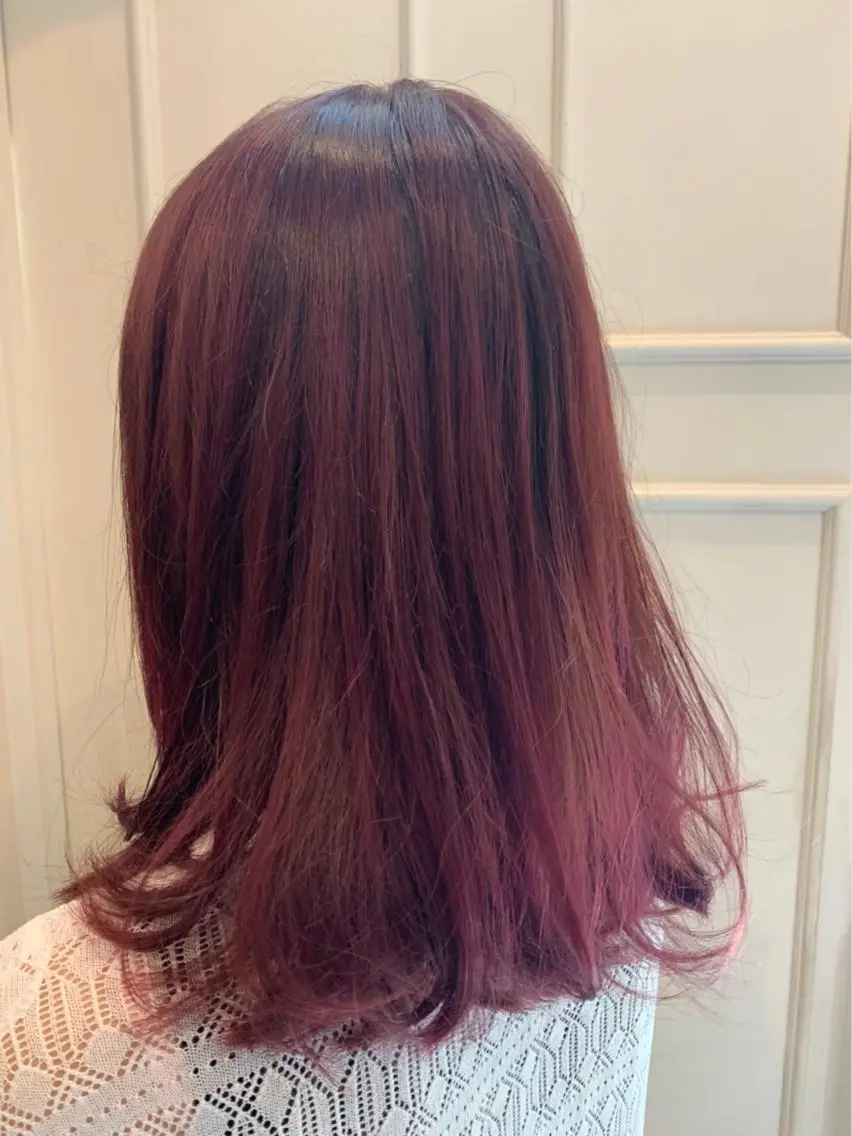 ミディアム カラー バイオレットカラー 🫟Blanco🫟 Color&Careのヘアスタイル