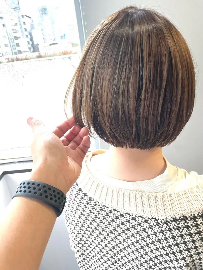 ショート カラー 大人女性ショート専門 tomodaのヘアスタイル