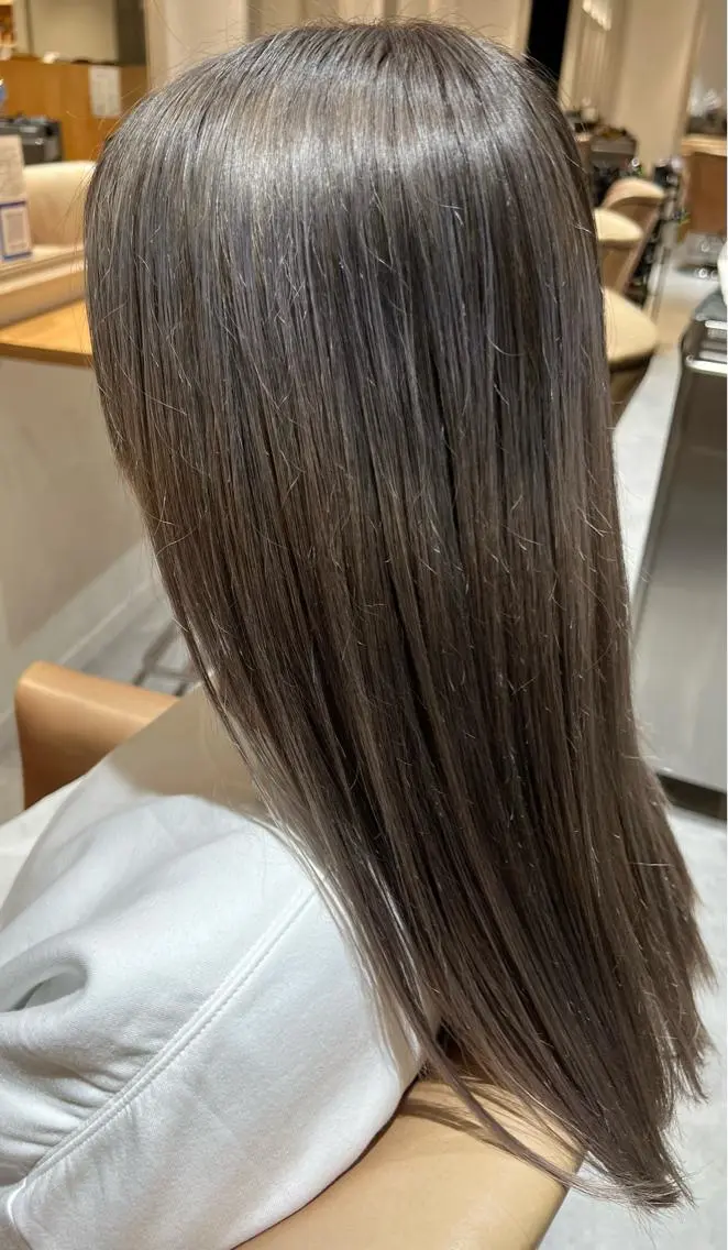 ロング カラー 大河原 美優のヘアスタイル