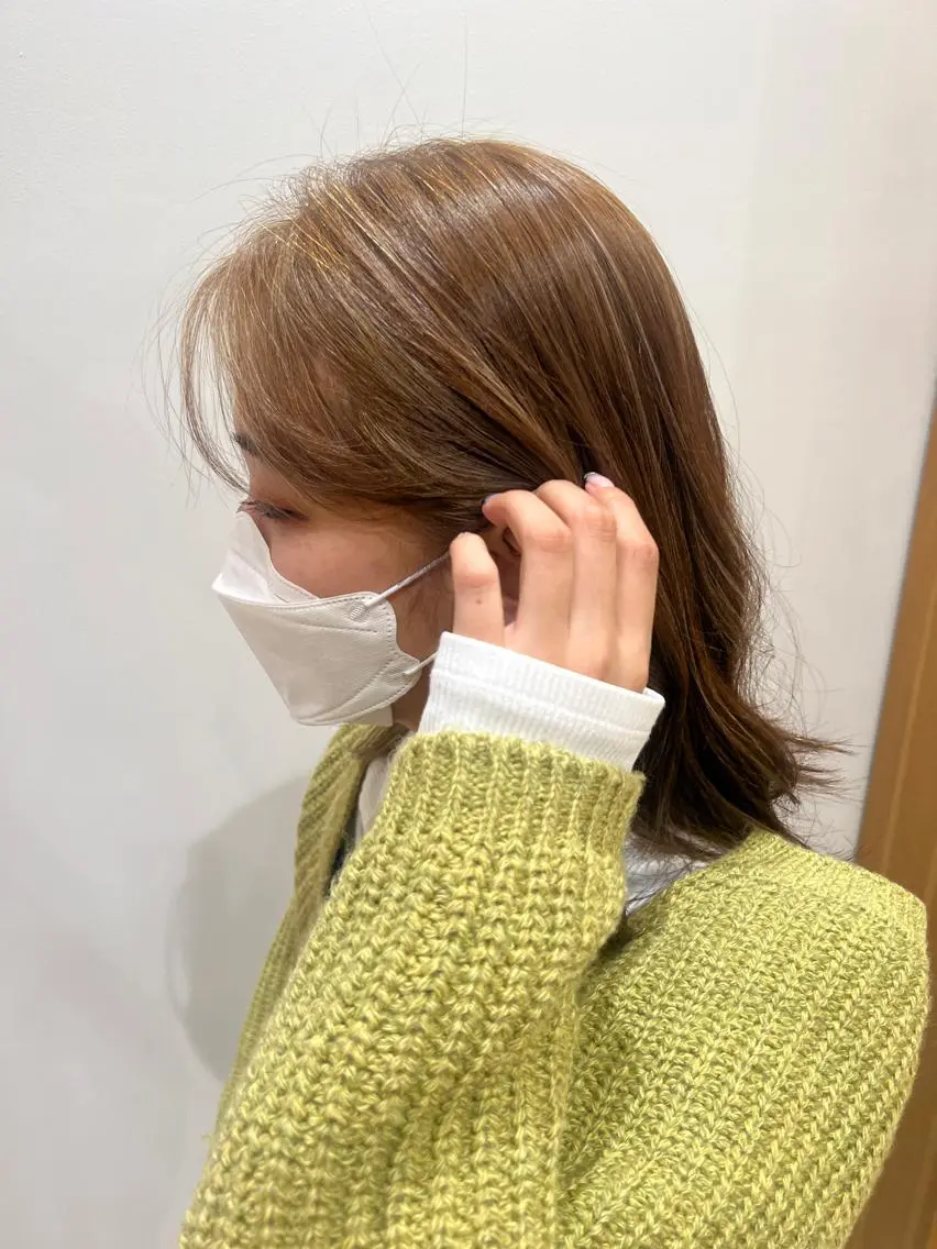 ミディアム ハイライト 🌱艶髪カラー🌱 Karinのヘアスタイル