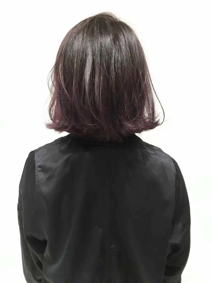 ミディアム カラー ブリーチ ラベンダーカラー 寺内 紳悟のヘアスタイル