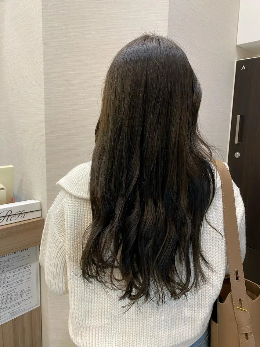 ロング ブリーチ🐰インナー ♡ハイライト♡綾🐰のヘアスタイル