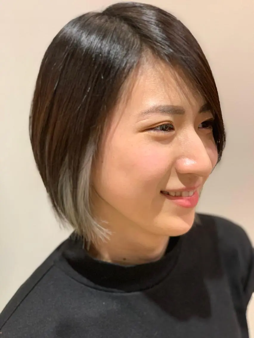 カラー インナーカラー ヘアカラー 溝口 和弘のヘアスタイル