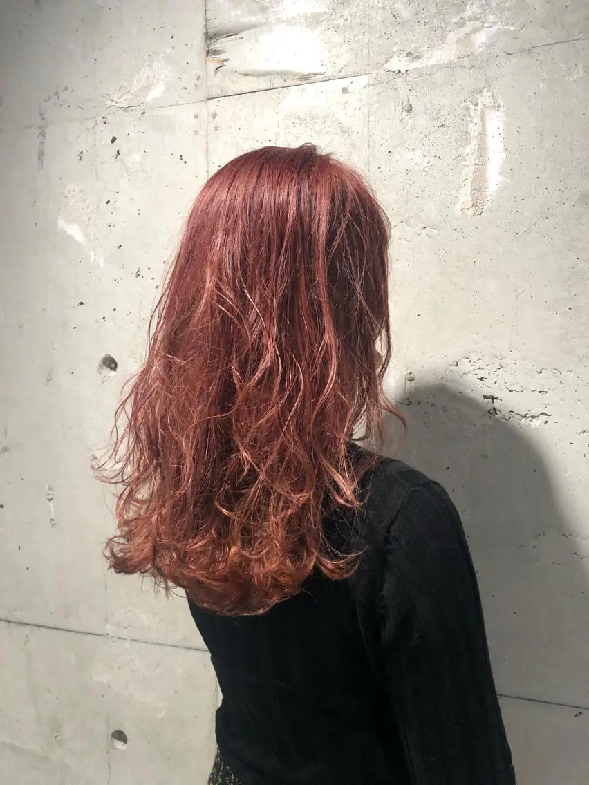 ロング カラー パーマ ヘアアレンジ ネイル マツエク・マツパ 春ネイル 当日予約⭕️ Rene’（ルネ）のヘアスタイル