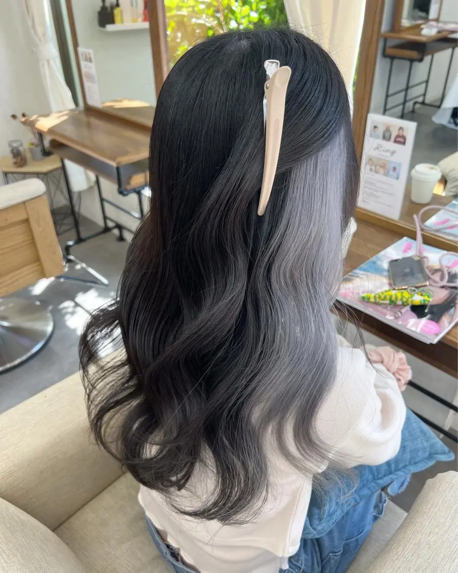 ロング たかはし るなのヘアスタイル